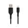 بيلكين CAA001BT3MBK كابل شحن للأيفون من لايتنينج الى يو اس بي أيه – 3 متر - أسود
