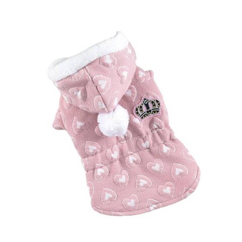 Hong Pet Love Jacket With A Cinched Waist - Pink L