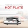 AFRA Single Electric Hotplate, 1500W, Thermostatic Control, Stainless Steel, Overheat Protection, G-MARK, ESMA, ROHS, And CB Certified, 2 Years Warranty