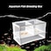 Vsell24 Aquarium Double Breeder Net Fish Tank Fry Hatchery Baby Fish Separation Pregnant Fish Isolation Tank With Suction Cup For Aquarium Fish Tank