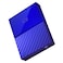 WD My Passport Portable External Hard Disk Drive 2TB Blue