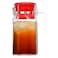 Pasabahce Kosem Glass Jug Red 1250ml