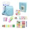 O Ozone - Fujifilm Accessories Set, Instax Mini 11 Case PU Leather with Strap - Sky Blue