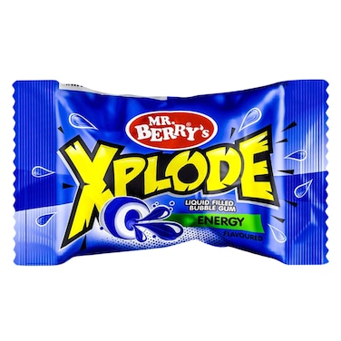 Mr. Berry39s Xplode Energy Liquid Filled Bubble Gum 5.50g