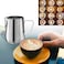 Alician Stainless Steel Frothing Steaming Pitcher Garland Cup 350ml For Espresso Machine, Coffee Milk Frother And Latte Maker Home Decor