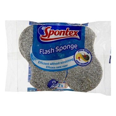 Spontex Flash Sponge 2 Pieces