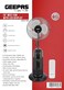 Geepas 16" Mist Fan With LCD Display, 7.5H Timer Function, GF21161, 3 Speed Setting &amp; Breeze Modes, Oscillation &amp; Tilt Function, Transparent Water Tank