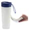 Hans Larsen Anti-Spill Coffee Mug, 470 ml Capacity, White/Blue