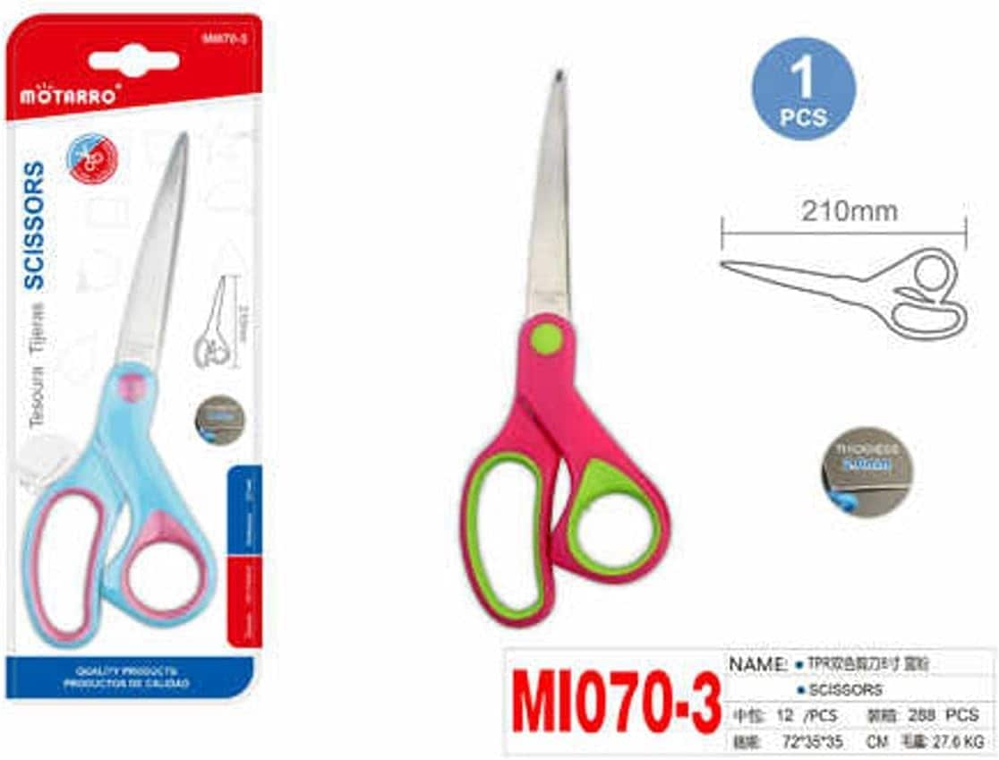 Buy Motarro Paper Cutting Scissor Multicolor Pack 2( MI070-3) Online ...