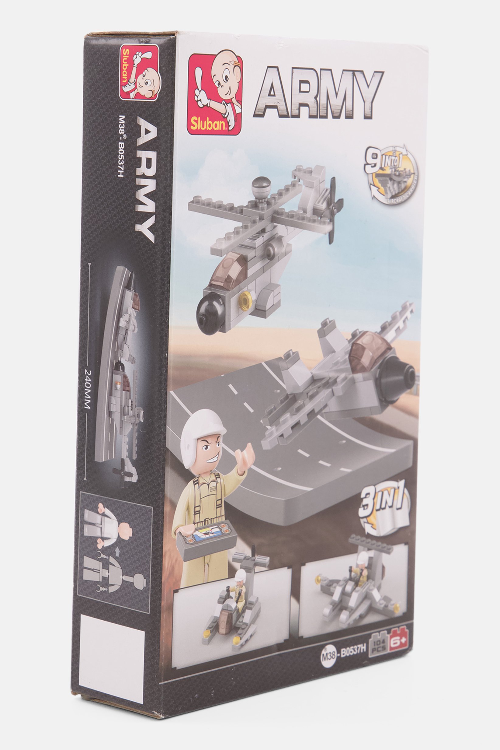 Sluban Army Aircraft Drone Lego, Black