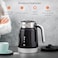 Geepas 1.7L Smart Stainless Steel Kettle, GK38034, Convenient Tuya App Control, Alexa, Multiple Safety Features, Perfect For Boiling Water, Milk, Tea, Strix Controller 2200W, Black - 2 Year Warranty