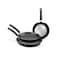 Tramontina Frying Pan Set Black 3 PCS