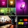10W Color Changing Led Light Bulb with Remote Control Smart Bulb E27 Threaded Base RGB and White Dimmable Light Bulb 16 Colors Adjustable