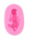 Generic - Sleeping Baby Shaped Silicone Cake Mold H18935 Pink 7.2 X 4.5 X 2.5Centimeter