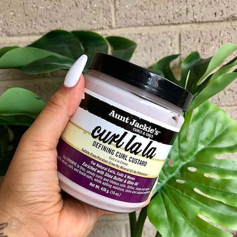Aunt Jackie&#39;s Curl La La Defining Curl Custard, Fruity, 426G