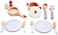 Hape Cook &amp; Serve Set, 13 Piece Wooden Pretend Play Cooking Set With Accessories
