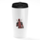 Loud Universe - Funny Dead Pool ACtion Dead Pool White Travel Tumbler Stainless Steel Tumbler with Black Sip Lid