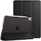 QuickTech iPad Air 4 Case 10.9 2020 (Latest Model), Slim Case with Pencil Holder, Flexible Soft TPU Back Tri-fold Smart Shell Stand Protective Case for iPad Air 4th Generation 10.9&rdquo; -Black