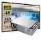 Wownect T6 Wifi LED Projector Wireless With 100&quot; 4K Screen, 3500 Lumens [ Wireless Mobile Cast ] Home Theater Outdoor Gaming Projector HD 1080P, Upto 200&#39;&#39; Screen Size