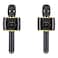 Magic Sing MP30 Bluetooth Mobile Karaoke Microphone With Speakers Black And Gold 2 PCS