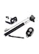 Generic - Extendable Handheld Selfie Stick With Bluetooth Shutter For Smartphone Black/Silver