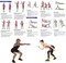 Generic Fitness Resistance Bands Crossfit Latex Workout Pilates Fitness Equipment Yoga Exercise Pull Rope
