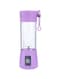 Generic Portable Electric Juicer 500ml Uue0015T-Purple Purple/Clear