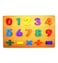Wooden Numbers Puzzle, Colorful Counting, Interactive Learning Board Educational Toy, Baby and Toddler Gift Boys or Girls