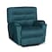 In House Velvet Rocking Recliner Chair - Dark Turquoise - AB03