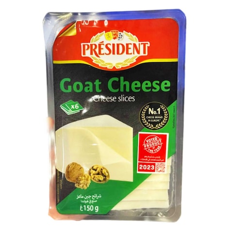 President Goat Cheese Slices 150g