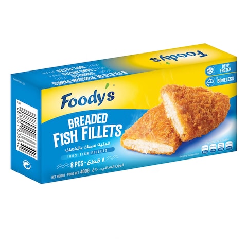 Foody&#39;s Breaded Fish Portions 400GR