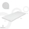 Moon Baby Quilted Crib Mattress - 100% Breathable And Washable, With Removable Cover. 0M+ ,White