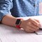 Wafi Compatible Apple Watch Band 42mm, 44mm, Soft Silicone Sport, Red