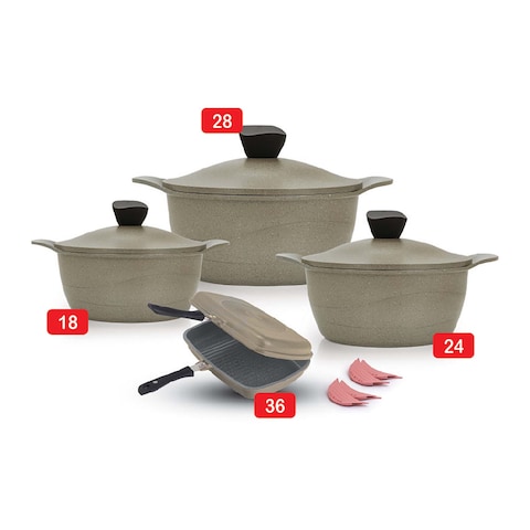 Master Granite Cooking Set - 12 pieces