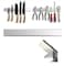 Hamletoff Magnetic Knife Holder for Wall no Drilling - 16 Inch Stainless Steel Magnetic Knife Holder Self Adhesive - Kitchen Magnetic Knife Strip with Adhesive Sticker