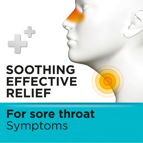 Strepsils Cool New Formulation with Cool Sensation Fast Effective Relief from Sore Throats 16 Lozenges