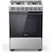 Midea 4 Burner Gas Cooker BME62058FFD Silver 60x60cm