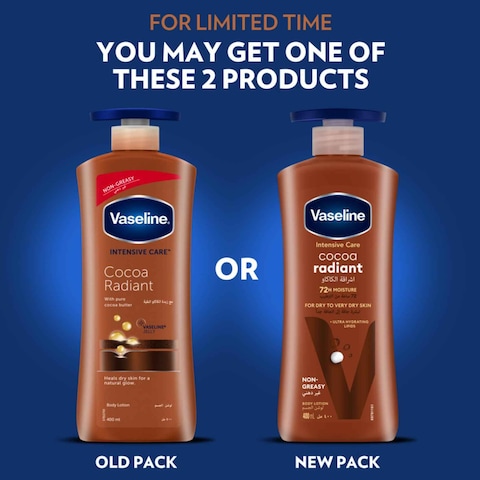Vaseline Intensive Care Body Lotion Cocoa Radiant 400ml