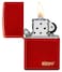 Zippo 49475ZL Metallic Red Zippo Lasered Windproof Lighter