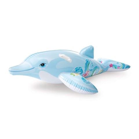 Intex Little Dolphin Children&#39;s Inflatable Ride On - 175 &times; 66 Cm