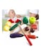 BasmAh 32-2047 Wooden Realistic Fruits And Basket Pretend Kitchen Play Set For Kids