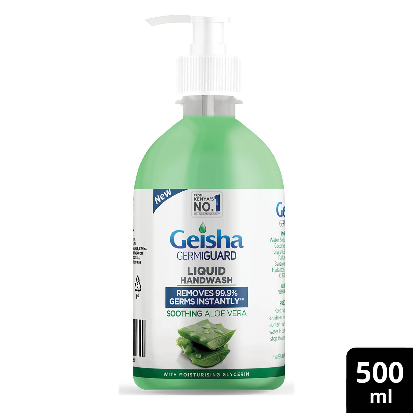 Geisha Soothing Aloe Vera Liquid Hand Wash 500ml