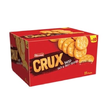 Bisconni Crux Baked Salty &amp; Crispy Crackers (Pack of 15)