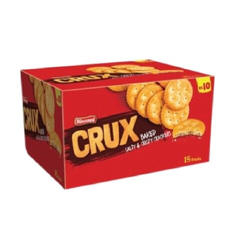 Buy Bisconni Crux Baked Salty & Crispy Crackers (Pack of 15) Online ...