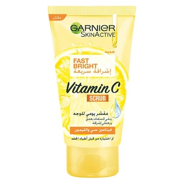 Garnier Fast Bright Daily Scrub with Vitamin C - 50 Ml