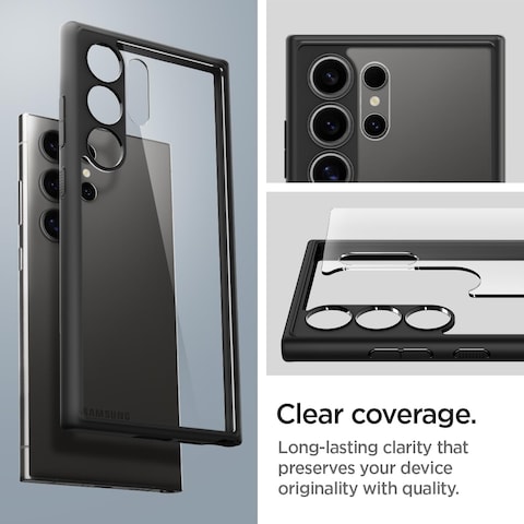 Spigen Ultra Hybrid designed for Samsung Galaxy S24 ULTRA case cover (2024) - Matte Black