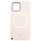 Lumee Halo Selfie Case for Apple iPhone 12 Mini - Studio-Like Front &amp; Back Light w/ Variable Dimmer &amp; Micropel AntiBacterial Protection Wireless Pass-Through Charging - Millenial Pink