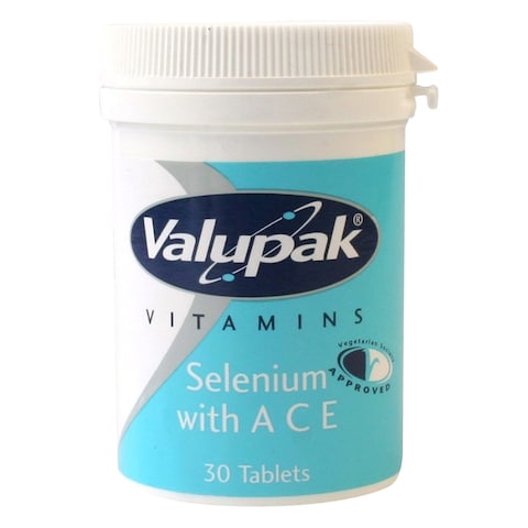 Valupak Selenium + A C E Vitamins Tablets 30 Pieces