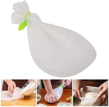 Generic Silicone Kneading Dough Bag For Kitchen Tool, Versatile Dough Mixer For Bread, Pastry, Pizza &amp; Tortilla, Premium Silicone Bakeware, Multifunctional Food Storage Container Cooking Tool