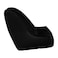 In House Harvey Velvet Bean Bag Chair - Small - Black